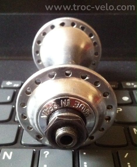 Moyeu Zeus 36 trous avant 100x9mm en Tbé - 3