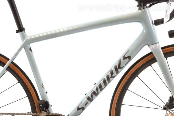 Produit Reconditionne Specialized S Works Aethos Di2 12v Bleu Velo De Route Tres Bon Etat - 2