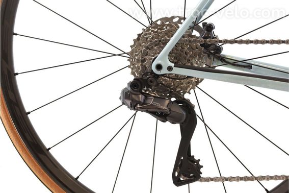 Produit Reconditionne Specialized S Works Aethos Di2 12v Bleu Velo De Route Tres Bon Etat - 3