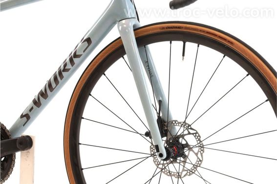 Produit Reconditionne Specialized S Works Aethos Di2 12v Bleu Velo De Route Tres Bon Etat - 5