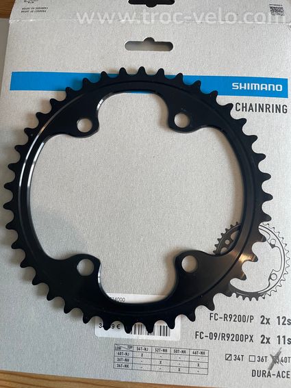 Petit Plateau shimano dura ace 40d neuf - 3