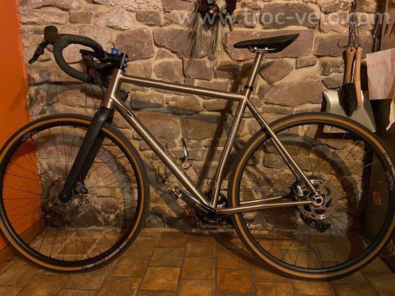 Gravel titane (Sauvage La Piste), groupe complet SRAM force 1x - 4