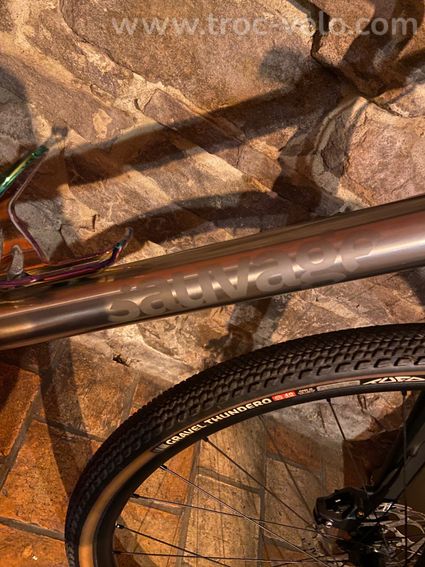 Gravel titane (Sauvage La Piste), groupe complet SRAM force 1x - 6
