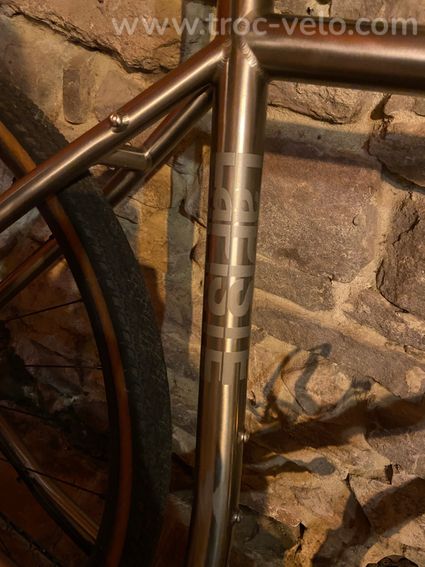 Gravel titane (Sauvage La Piste), groupe complet SRAM force 1x - 7