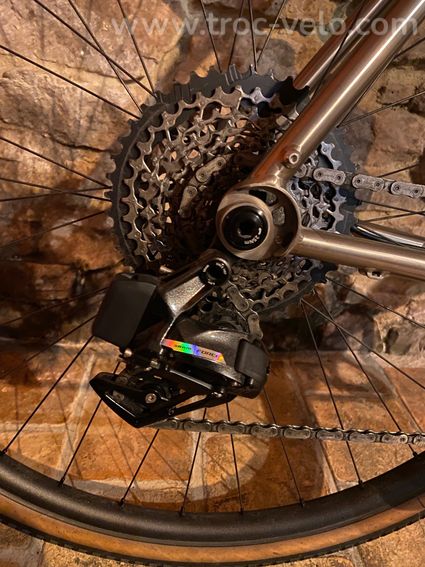 Gravel titane (Sauvage La Piste), groupe complet SRAM force 1x - 13