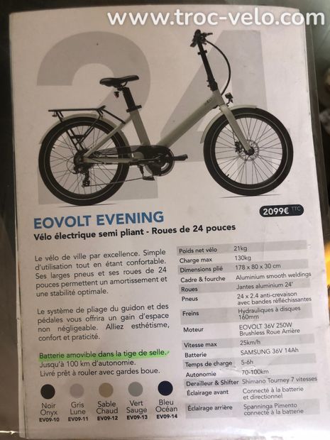 Vélo Eovolt Evening 2023 - 2