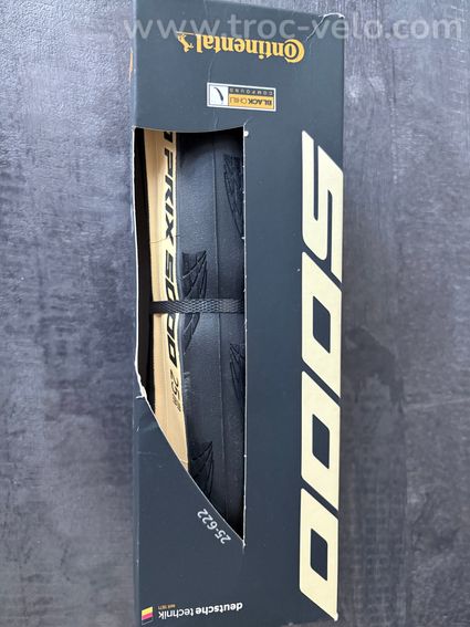 Pneu continental GP5000 crème 25mm neuf - 2