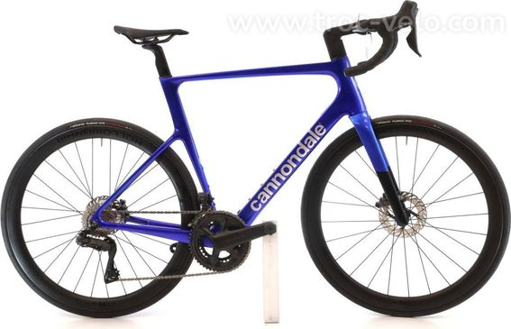 Produit Reconditionne Cannondale Supersix Evo Di2 12v Bleu Velo De Route Tres Bon Etat
