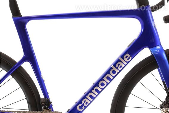 Produit Reconditionne Cannondale Supersix Evo Di2 12v Bleu Velo De Route Tres Bon Etat - 2