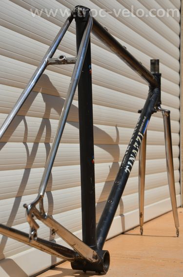 Cadre et fourche de vélo de course vintage Tinazzi – Tubes Super Vitus 971 - 8
