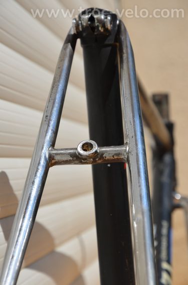 Cadre et fourche de vélo de course vintage Tinazzi – Tubes Super Vitus 971 - 9