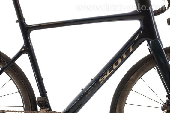 Produit Reconditionne Scott Addict 20 Di2 12v Bleu Velo De Route Tres Bon Etat - 2