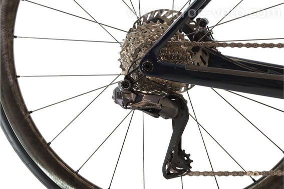 Produit Reconditionne Scott Addict 20 Di2 12v Bleu Velo De Route Tres Bon Etat - 3