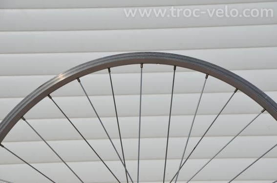 Roue avant Bianchi NTH 420 - 36 rayons - Moyeu Campagnolo - 700 C - 2