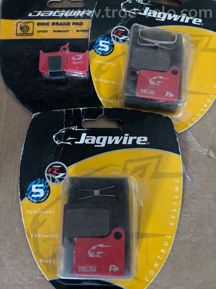 3 paires de plaquettes de freins VTT Jagwire NEUVES