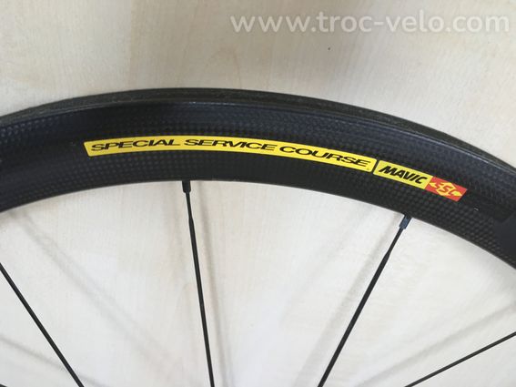VENDUE. Roue AV  Mavic Cosmic SSC 40 Service Course boyau - 3
