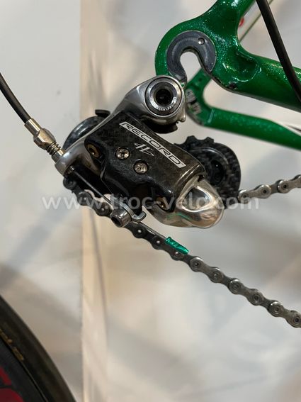 Pédalier Campagnolo Athena Power Torque 11 Vitesses - Alliage Noir, Double Plateau, Pour Vélo Route