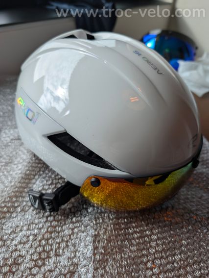 Casque route EKOI L (59/61) + 3 magnetic visors iridium - 3