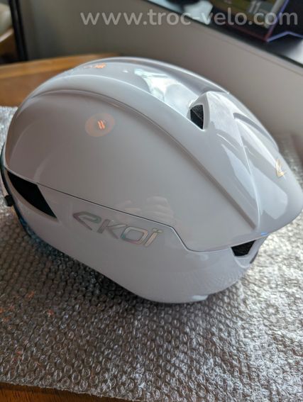 Casque route EKOI L (59/61) + 3 magnetic visors iridium - 4