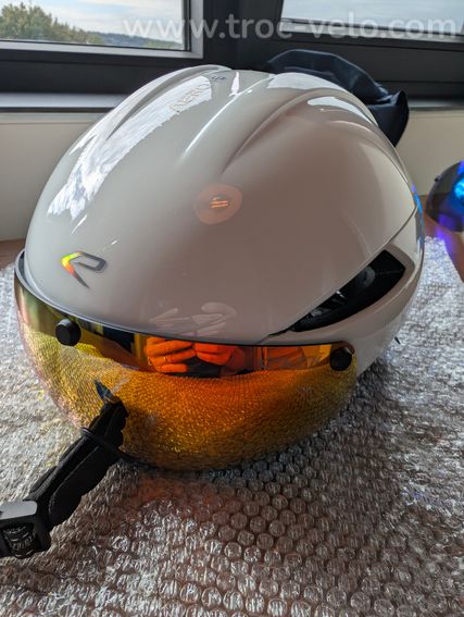 Casque route EKOI L (59/61) + 3 magnetic visors iridium - 5