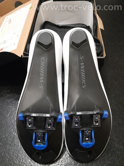 Chaussures Vélo Route S-Works Torch Blanches - 2