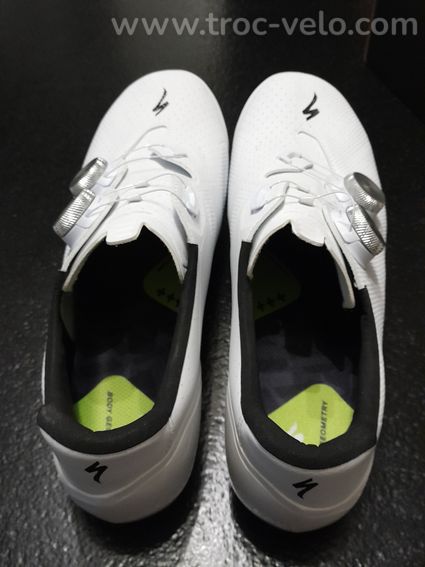 Chaussures Vélo Route S-Works Torch Blanches - 3