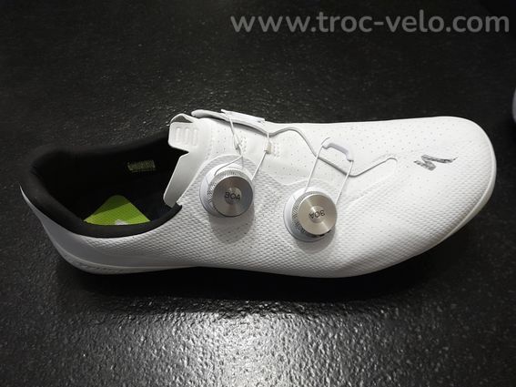 Chaussures Vélo Route S-Works Torch Blanches - 4