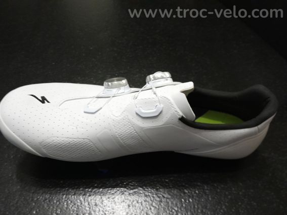Chaussures Vélo Route S-Works Torch Blanches - 5