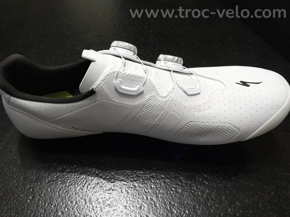 Chaussures Vélo Route S-Works Torch Blanches - 7