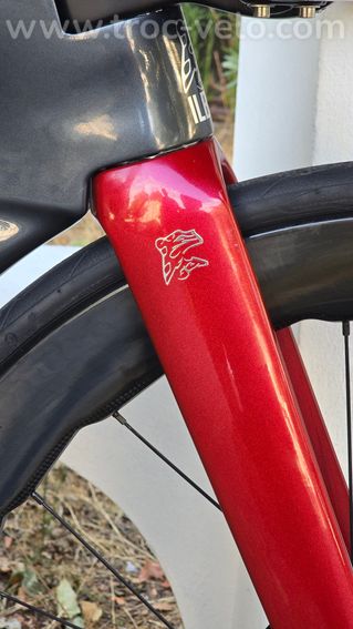 Vélo Triathlon / CLM Carbone ILBIRS Spectre (Neuf) – SRAM Red AXS – Roues 62mm – 8,30 kg - 11