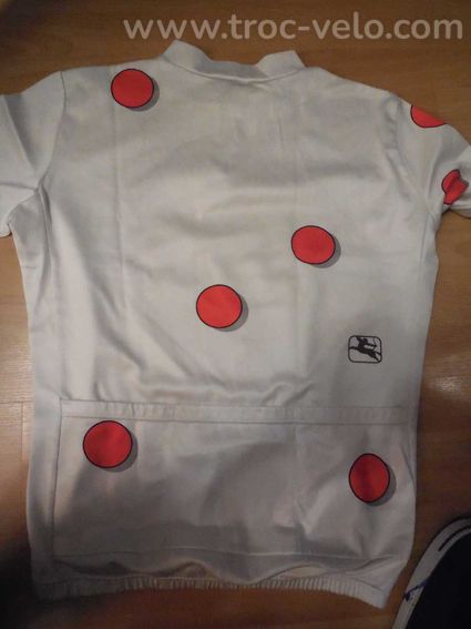 MAILLOT POIDS ROUGES  GIORDANA POUR  DYSNEY MICKEY RARE + SACOCHE TDF - 3