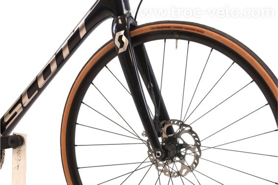 Produit Reconditionne Scott Addict 20 Noir Velo De Route Tres Bon Etat - 5