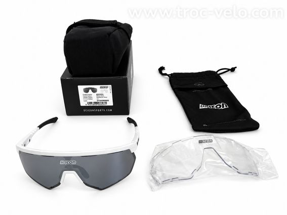Lunettes Scicon Aerowing White Gloss 2 verres – 69,99 € - 3