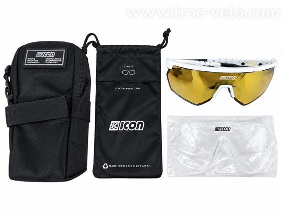 Lunettes Scicon Aerowing White Gloss 2 verres – 69,99 € - 4