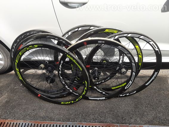 Roues fulcrum carbone 40 speed