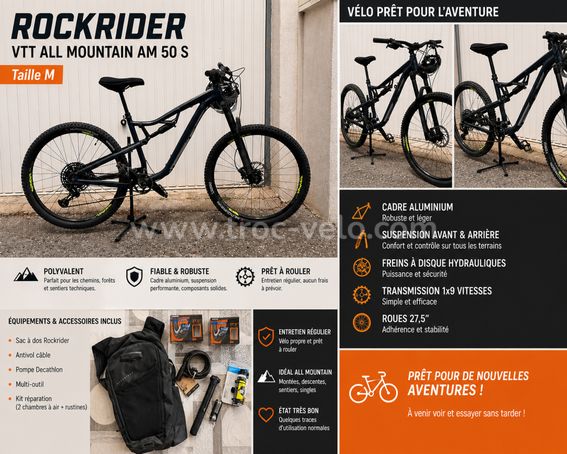 VTT ROCKRIDER ALL MOUNTAIN AM 50 S