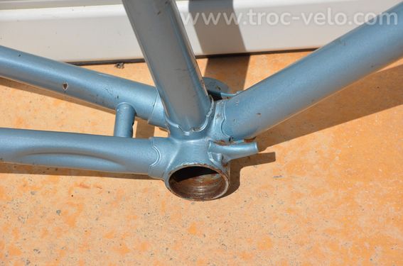 Cadre et fourche de vélo de course vintage Gitane en tubes Reynolds 531   - 7