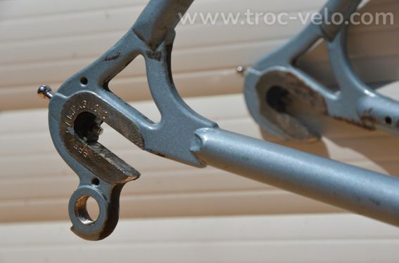 Cadre et fourche de vélo de course vintage Gitane en tubes Reynolds 531   - 8