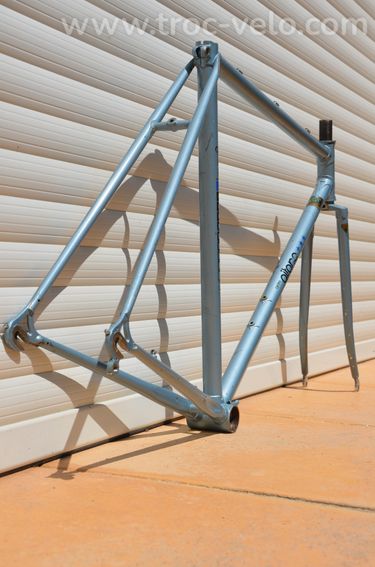 Cadre et fourche de vélo de course vintage Gitane en tubes Reynolds 531   - 10