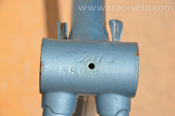 Cadre et fourche de vélo de course vintage Gitane en tubes Reynolds 531   - 15