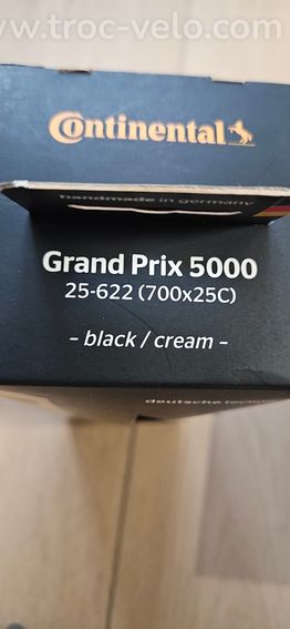 Pneu Route GP5000 25 flancs cream - ENVOI GRATUIT - 3