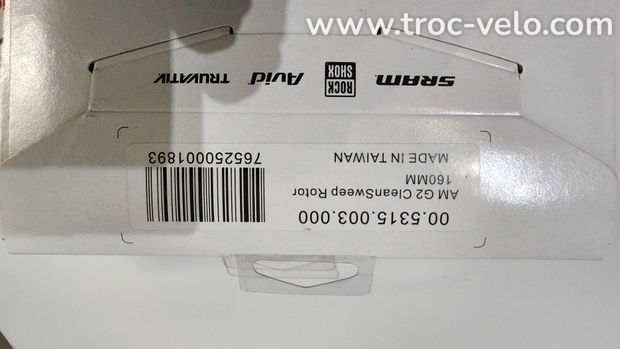 Disque avid 6 trous 160  ou 180 - 2