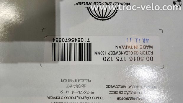 Disque avid 6 trous 160  ou 180 - 4