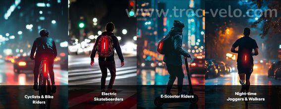 Lumière arrière rouge pour vélo Fibre Flare - 2