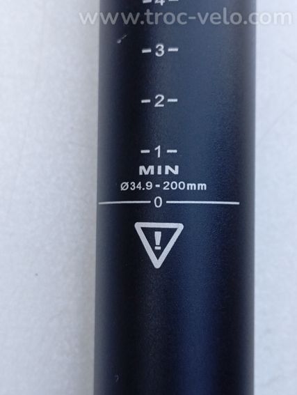tige de selle télescopique TranzX 34.9/200 neuve - 2