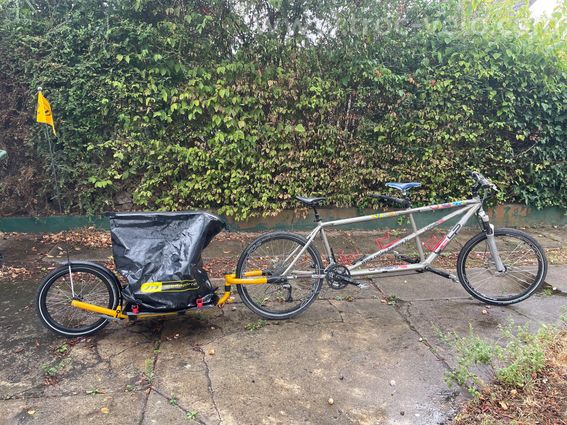 Tandem LAPEYRE + remorque mono-roue WEBER