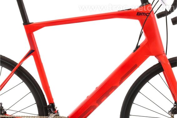 Produit Reconditionne Bmc Roadmachine Amp Three Rouge Velo De Route Tres Bon Etat - 2