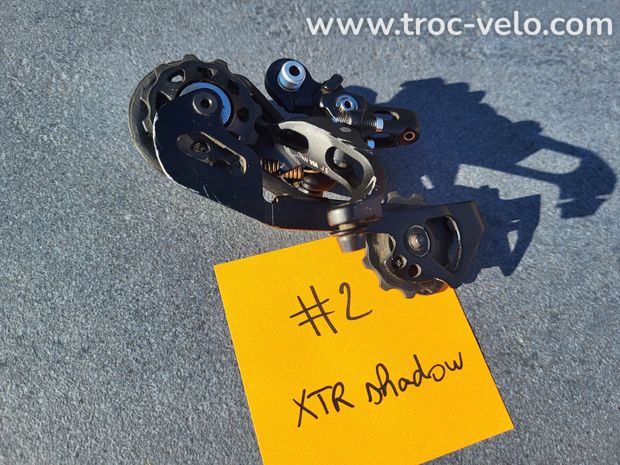 #2 Dérailleur arrière vtt SHIMANO XTR shadow + rd-m985 chape longue 10V - TBE - 4