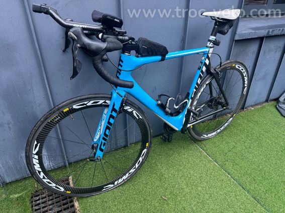 Giant Propel bleu, Shimano 105, 11V,Mavic Cosmic - 2