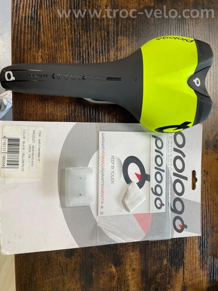 NEUF ! Selle Prologo New Nago Evo Tirox 134 black/Yellow